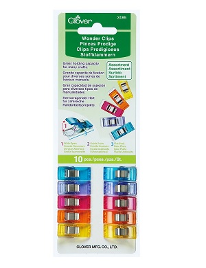 Wonder Clips (10 pack) Assorted Colours