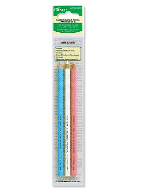 Water Soluble Pencil (Assorted 3 pack)