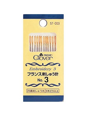 Crewel Embroidery Needle No. 3 (12 Pack)