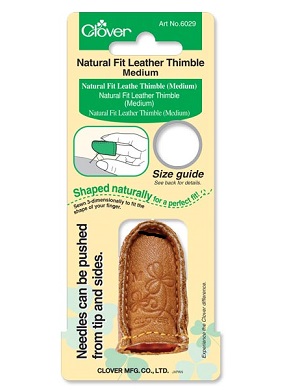 Natural Fit Leather Thimble (Medium)
