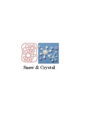 Needle Felting Snow Crystal Mould