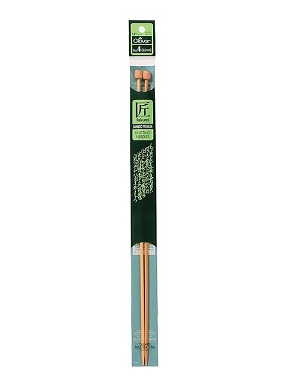 Takumi Single Pointed Bamboo Knitting Needles - 33cm x 6.5mm