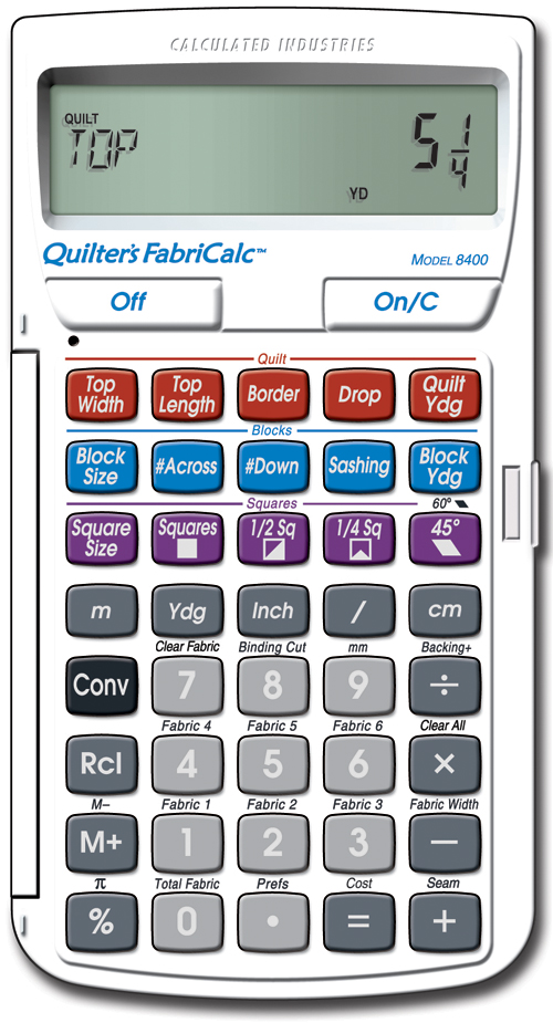 Quilt Backing Calculator